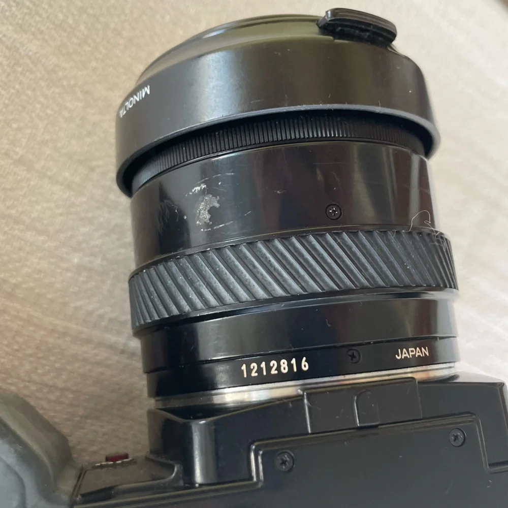 Minolta Maxxum 7000 35mm Camera w/ AF Lens 35-70 mm UNTESTED